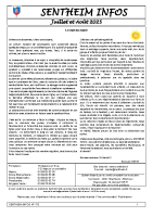 SENTHEIM INFOS JUILLET 2025