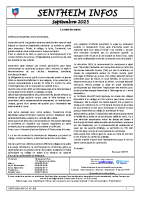 SENTHEIM INFOS SEPTEMBRE 2025